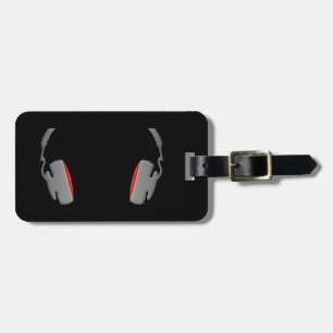 Headphones Cool Simply and Classy Luggage Tag