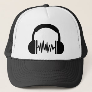 Headphones Frequency DJ Trucker Hat