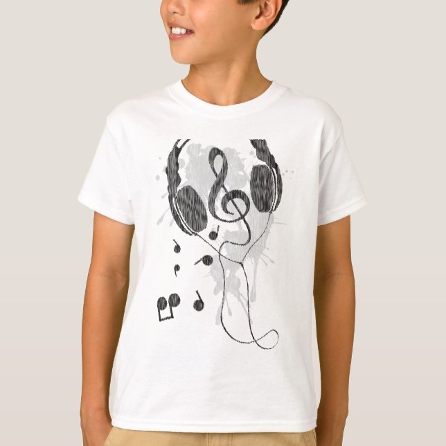 Headphones(G) T-Shirt (Front)