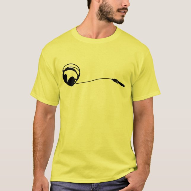 Headphones Jack T-Shirt (Front)