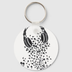 Headphones Key Ring