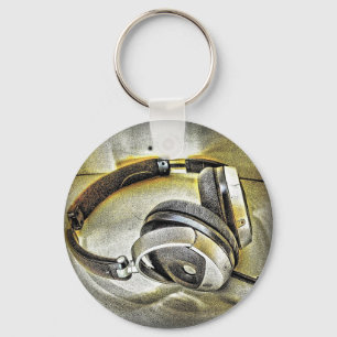 Headphones Key Ring