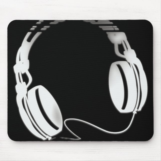 Headphones Mouse Pad (Front)