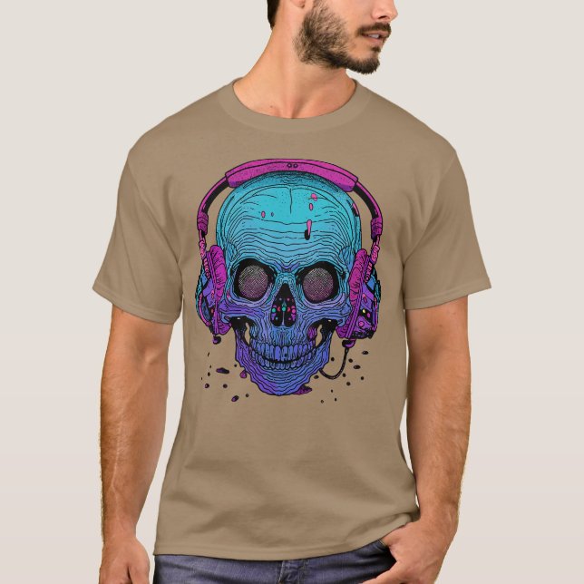 Headphones on T-Shirt (Front)