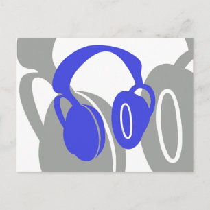 Headphones Postcards