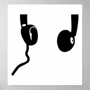 Headphones Poster