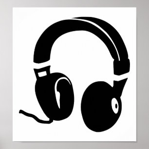 Headphones Poster