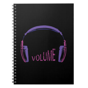 Headphones Volume up Notebook