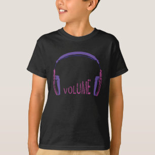Headphones Volume up T-Shirt