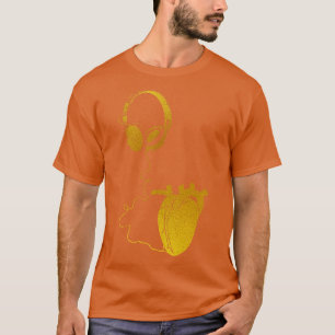 Headphones with Heart 4 T-Shirt