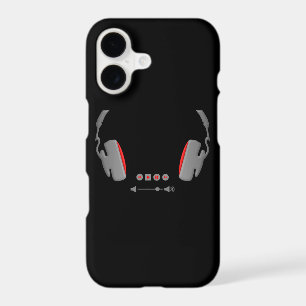 Headphones with media volume control buttons