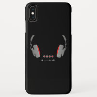 Headphones with media volume control buttons