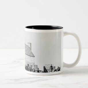 Headquarters of Sanitary Commission Two-Tone Coffee Mug