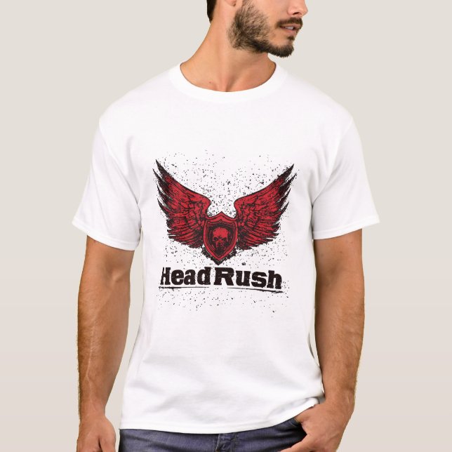HEADRUSH T-SHIRT DESIGN (Front)