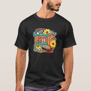 Heads Over That Boots For You Country Life Cowgirl T-Shirt