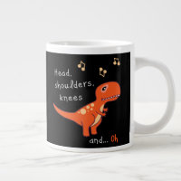 Heads Shoulders Knees TRex Dinosaur Cartoon Humour