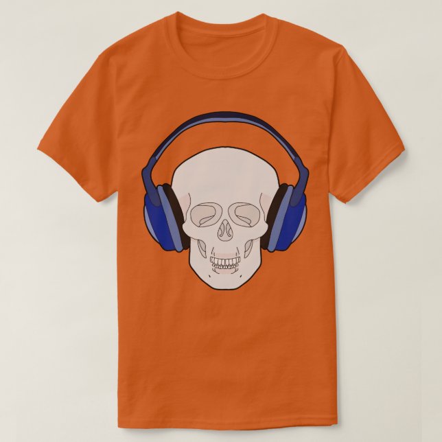 Headset Skull T-Shirt (Design Front)