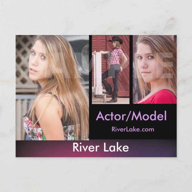 Headshot Composite Cards - Actor Headshots (Front)