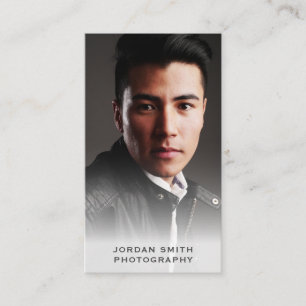 Headshot Photo Social Media Photographer Vertical Business Card