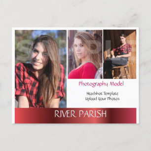 Headshot Template Zed/Comp Cards Models