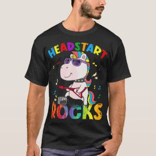 Headstart Rocks Unicorn Kids Back To School  T-Shirt