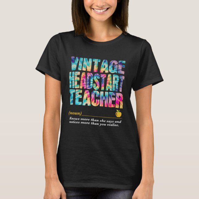 Headstart Teacher Appreciation Week Back to School T-Shirt (Front)