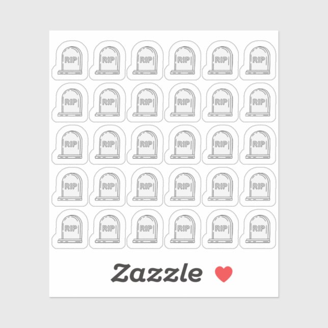 Headstone Tombstone Bujo Planner  (Sheet)