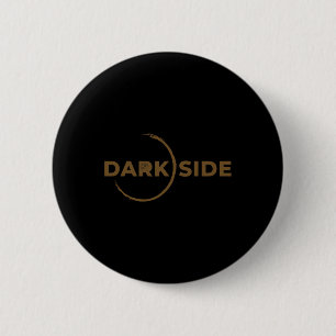 Heady Shake Darkside Skateboarding Black Skate Tee 6 Cm Round Badge