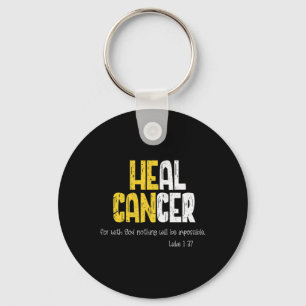 Heal Cancer Childhood Cancer Awareness  Key Ring