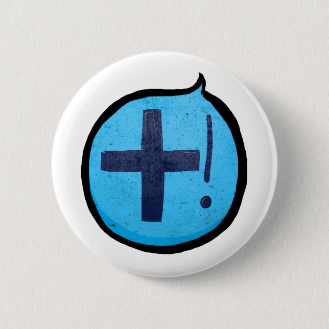 Heal Me! 6 Cm Round Badge (Front)