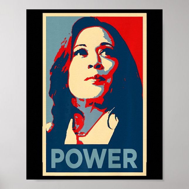 Heal Power Kamala Harris Empowered 47 Support Empo Poster (Front)