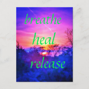 HEAL PUR POSTCARD