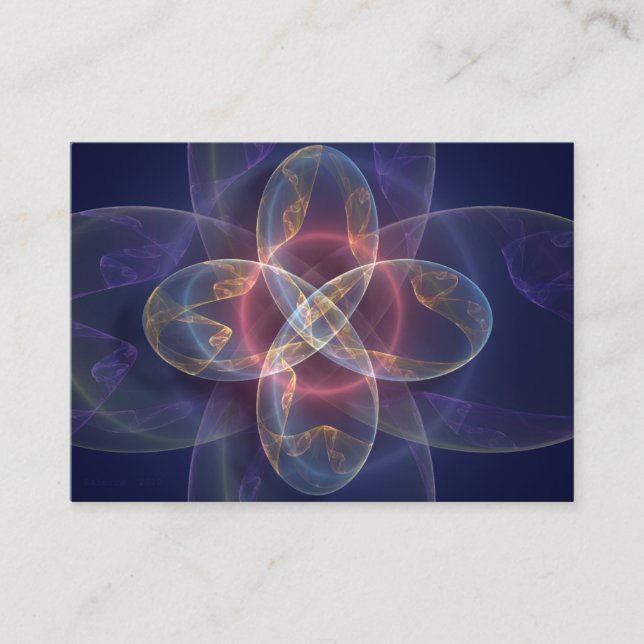 Heal the world business card (Front)