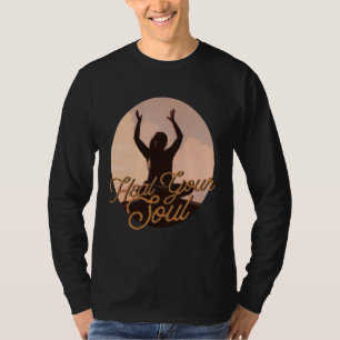 Heal Your Soul Meditation Exercising Inspirational T-Shirt