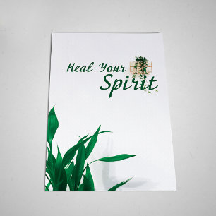 Heal your spirit, spoil yourself, spa poster