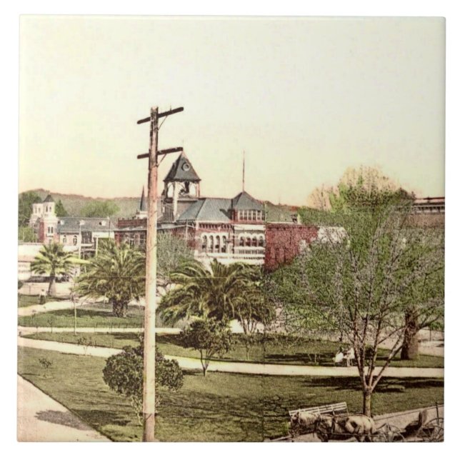 Healdsburg, California Ceramic Tile (Front)