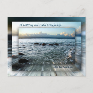 Healed...Praying Postcard