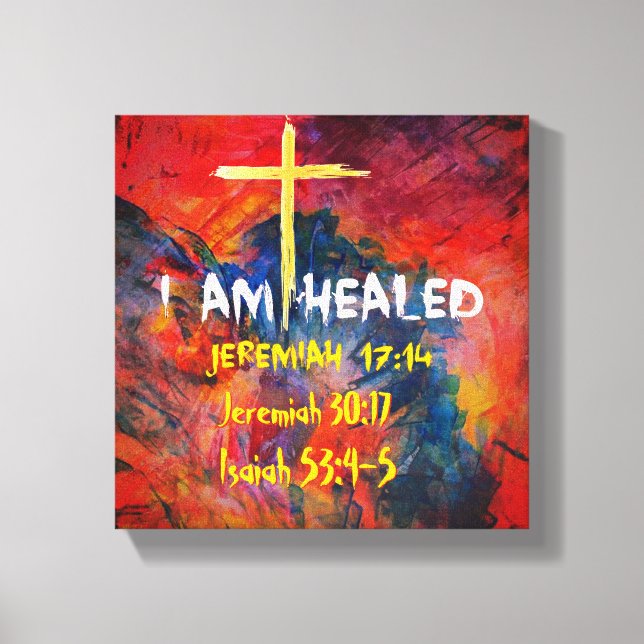 Healed- Premium Wrapped Canvas (Gloss) (Front)