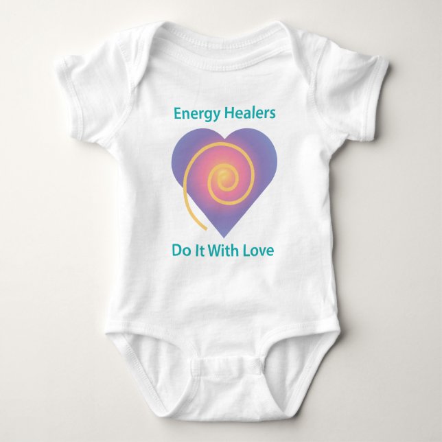Healers Do It With Love Baby Bodysuit (Front)