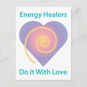 Healers Do It With Love Postcard