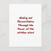 Healing and Reconciliation