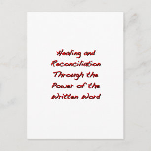Healing and Reconciliation Postcard
