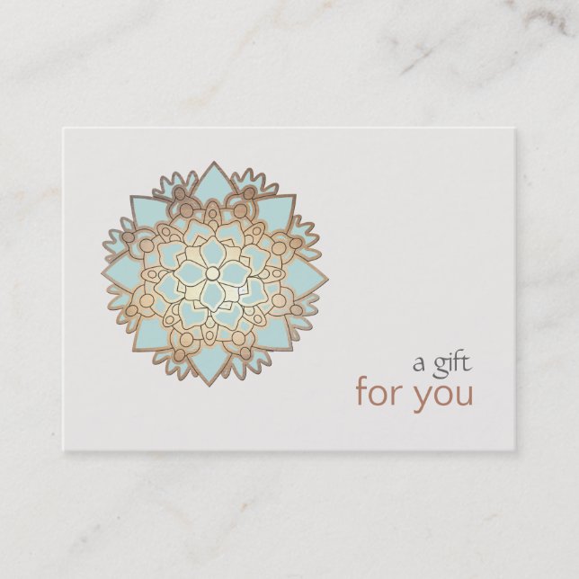 Healing Arts Lotus Gift Certificate (Front)
