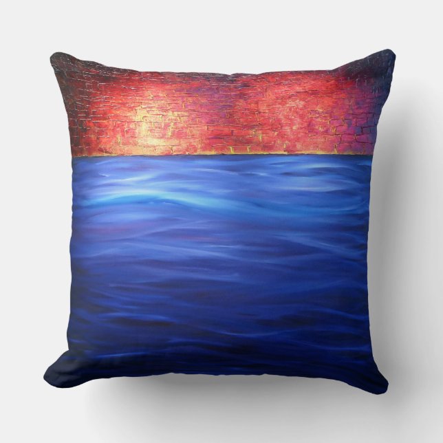 HEALING COLORS Art Therapy Pillow, 2 Diffrnt Sides Cushion (Front)