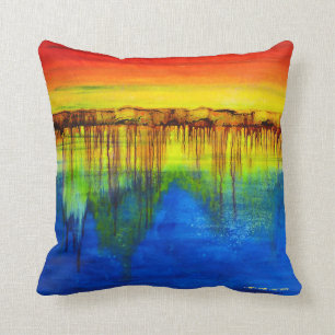 HEALING COLORS ART THERAPY PILLOW, 2 Diffrnt Sides Cushion