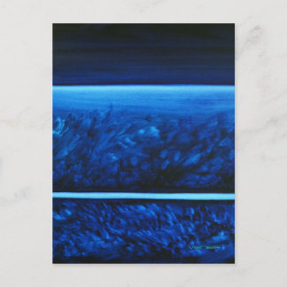 Healing Colours Notecard/Postcard - Calming Blue Postcard