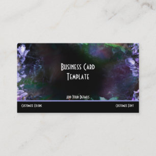 Healing Crystals Colours of Amethyst Business Card