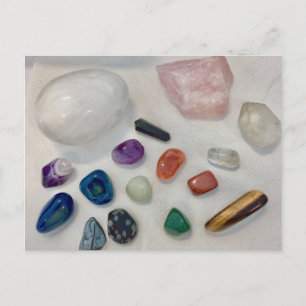 Healing Crystals Postcard