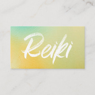 *~* Healing Energy Reiki Master Reiki Practitioner Business Card