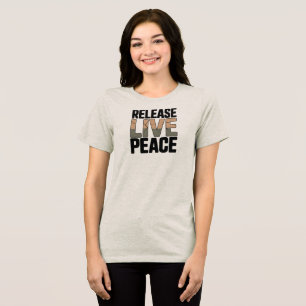 Healing From Trauma Minimalist Typography Tri-Blend Shirt